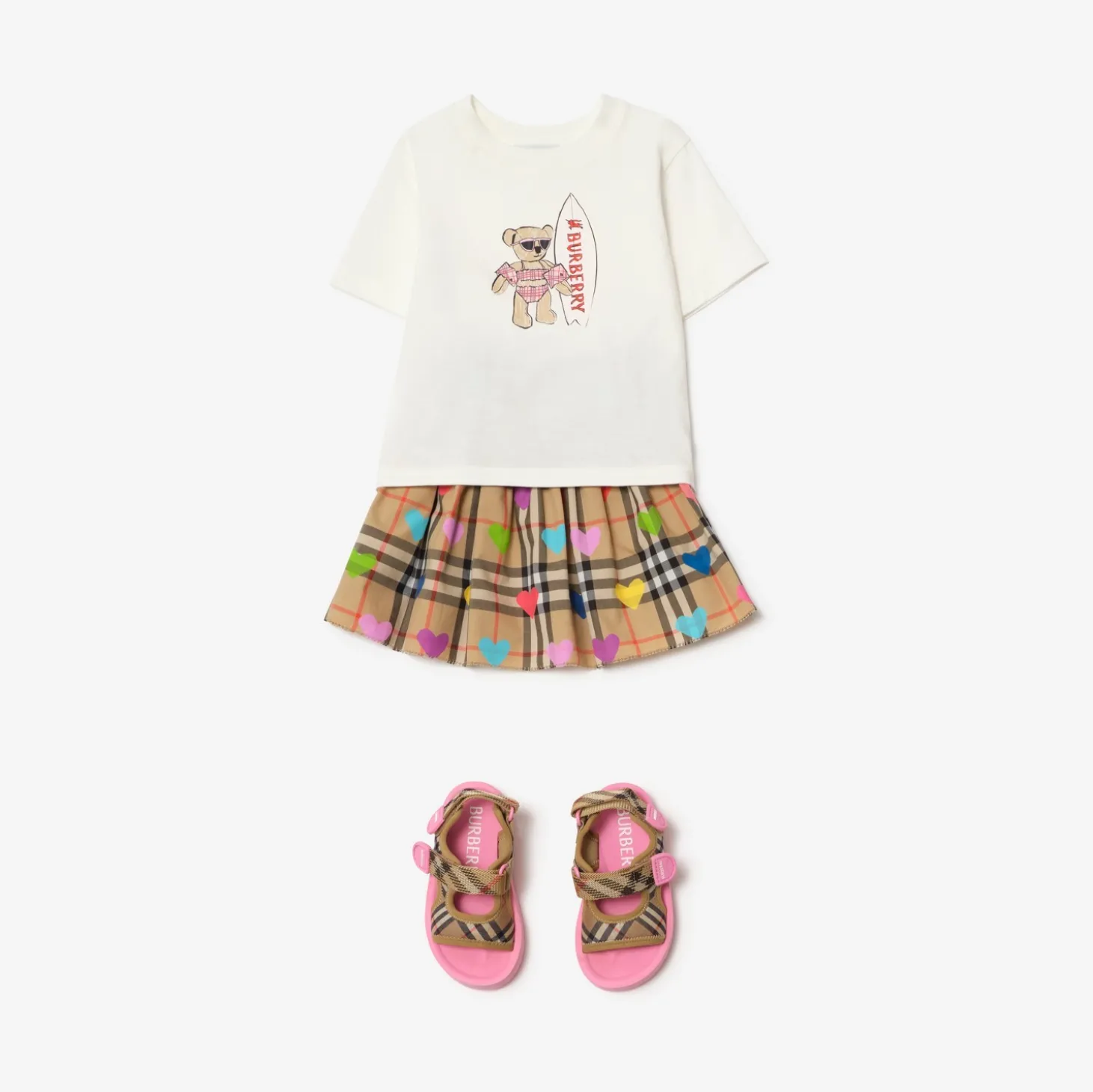 Surfer Bear Cotton T-shirt