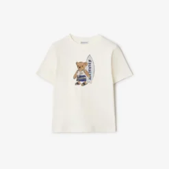 Surfer Bear Cotton T-shirt