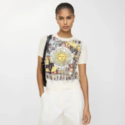 Tarot Panel Wool Silk Top