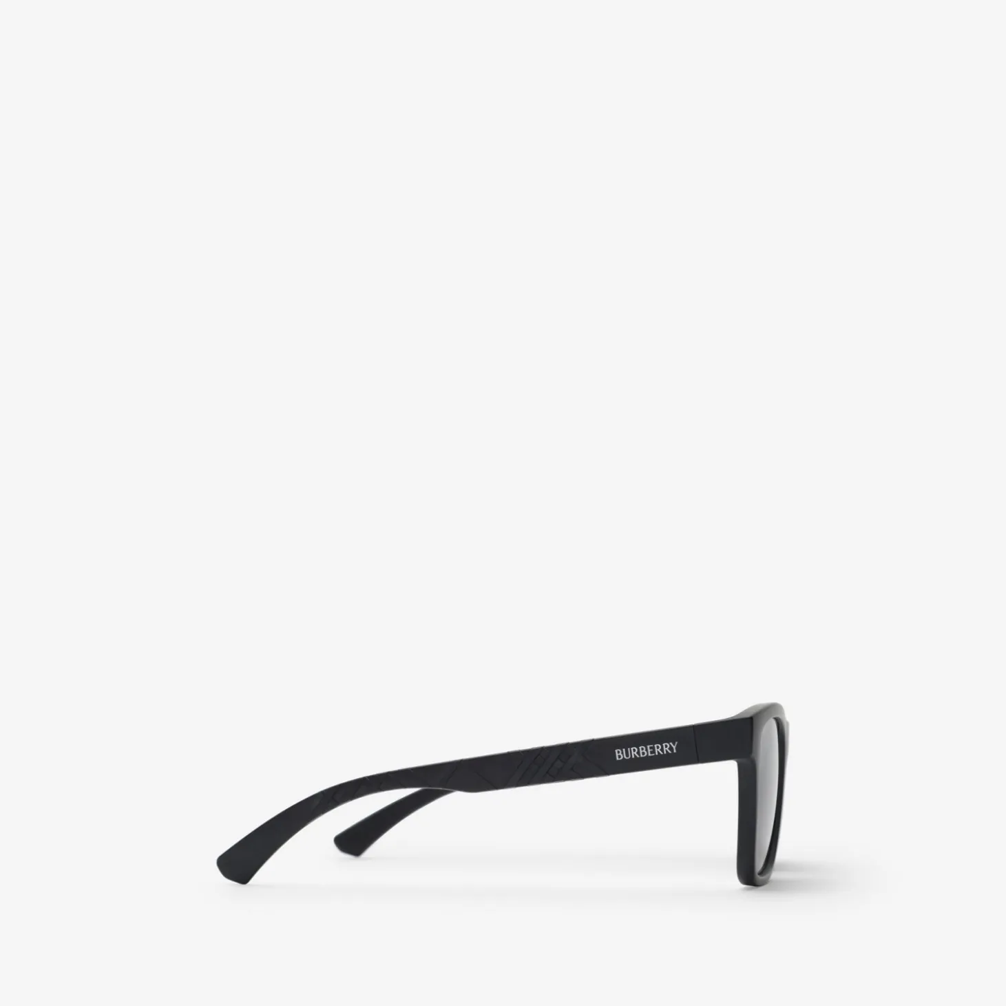 Textured Check Square Sunglasses