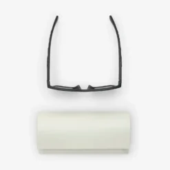 Textured Check Square Sunglasses