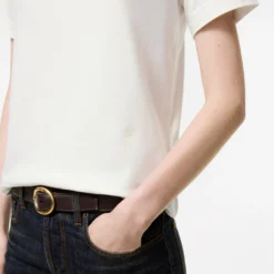 Tie-sleeve Cotton T-shirt