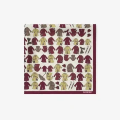 Trench Coat Silk Scarf