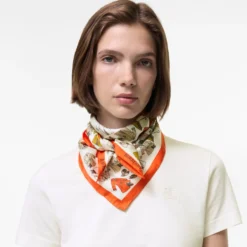 Trench Coat Silk Scarf