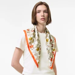 Trench Coat Silk Scarf