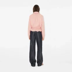 Tropical Gabardine Hooded Trench Jacket
