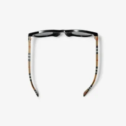 Tubular Check Round Sunglasses