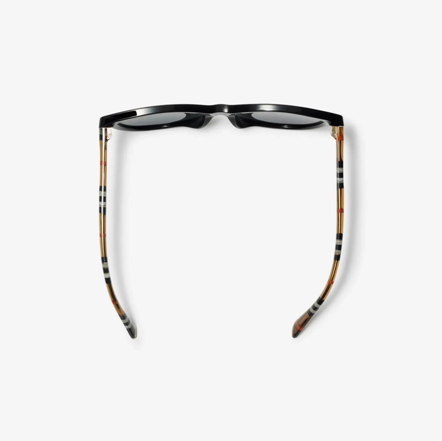 Tubular Check Round Sunglasses