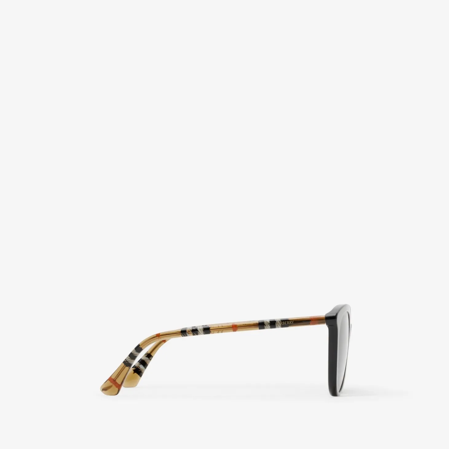 Tubular Check Round Sunglasses