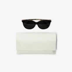 Tubular Check Round Sunglasses