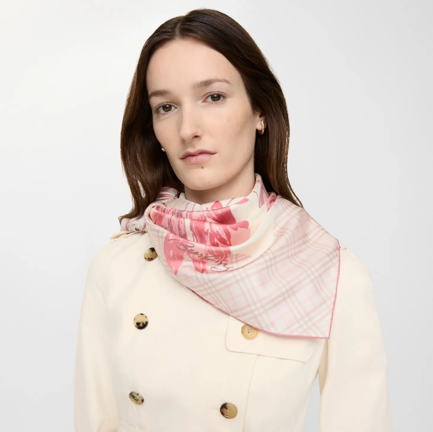 Tulips Silk Scarf