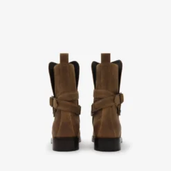 Waxed Suede Ledger Boots​​