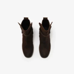 Waxed Suede Ledger Boots​​