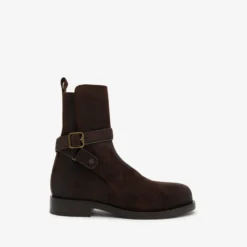 Waxed Suede Ledger Boots​​