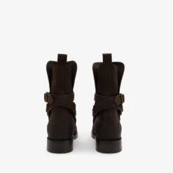 Waxed Suede Ledger Boots​​