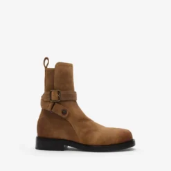 Waxed Suede Ledger Boots