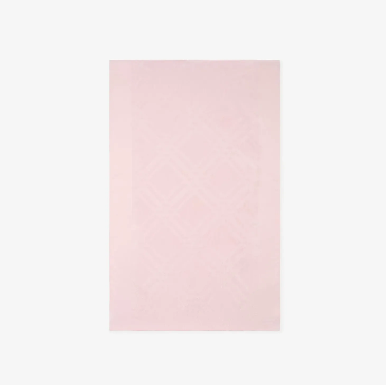 Wide Check Silk Scarf