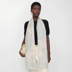 Wide Knight Wool Scarf