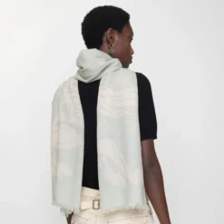 Wide Knight Wool Scarf