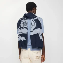 Wide Knight Wool Scarf
