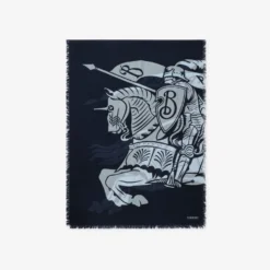 Wide Knight Wool Scarf
