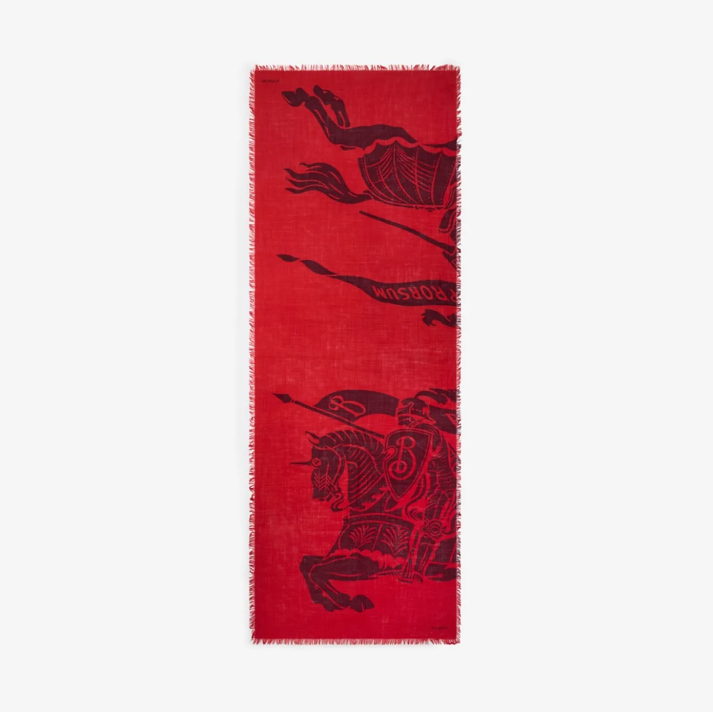 Wide Knight Wool Scarf