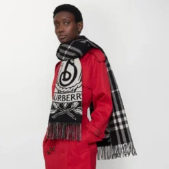 Wide Reversible Stormy Knight Scarf