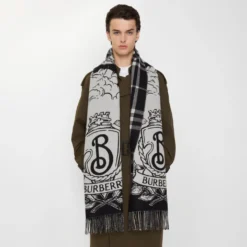 Wide Reversible Stormy Knight Scarf