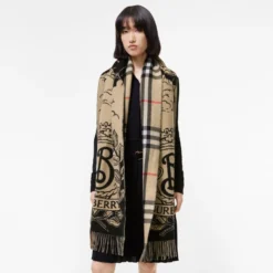 Wide Reversible Stormy Knight Scarf