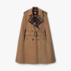 Wool Belmont Trench Cape