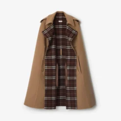 Wool Belmont Trench Cape