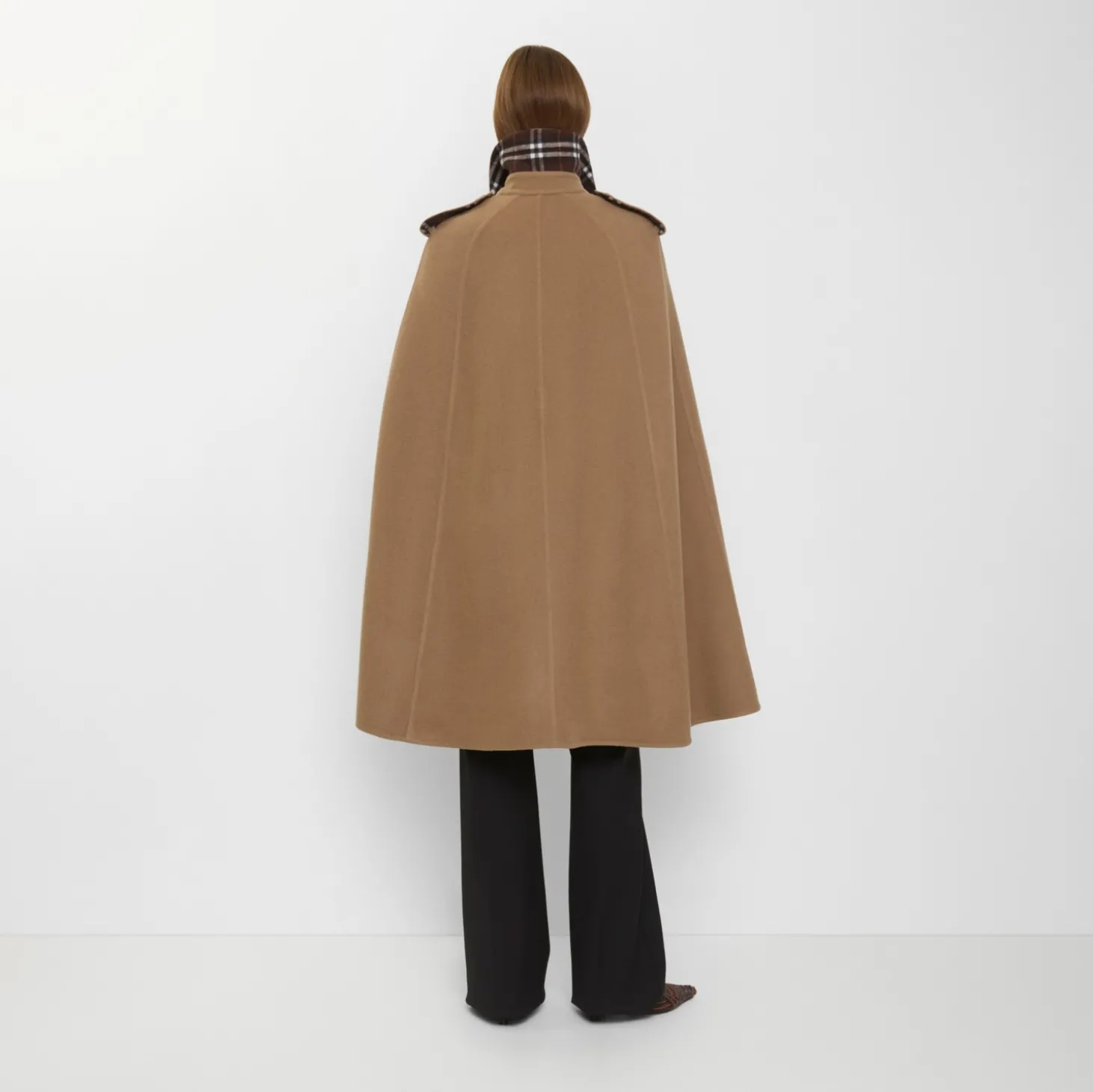 Wool Belmont Trench Cape
