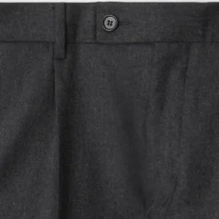 Wool Flannel Tailored Trousers