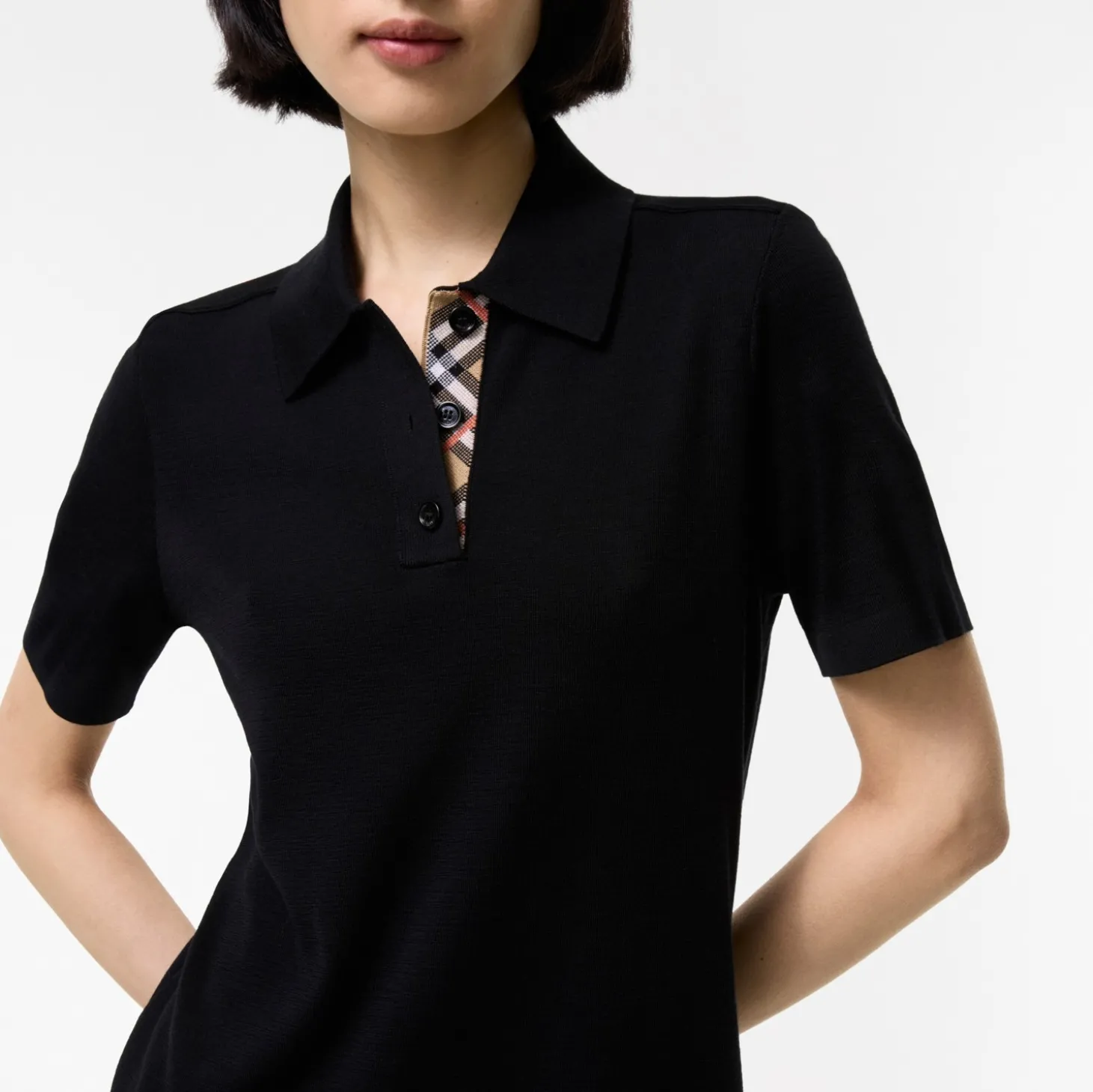 Wool Polo Shirt Dress