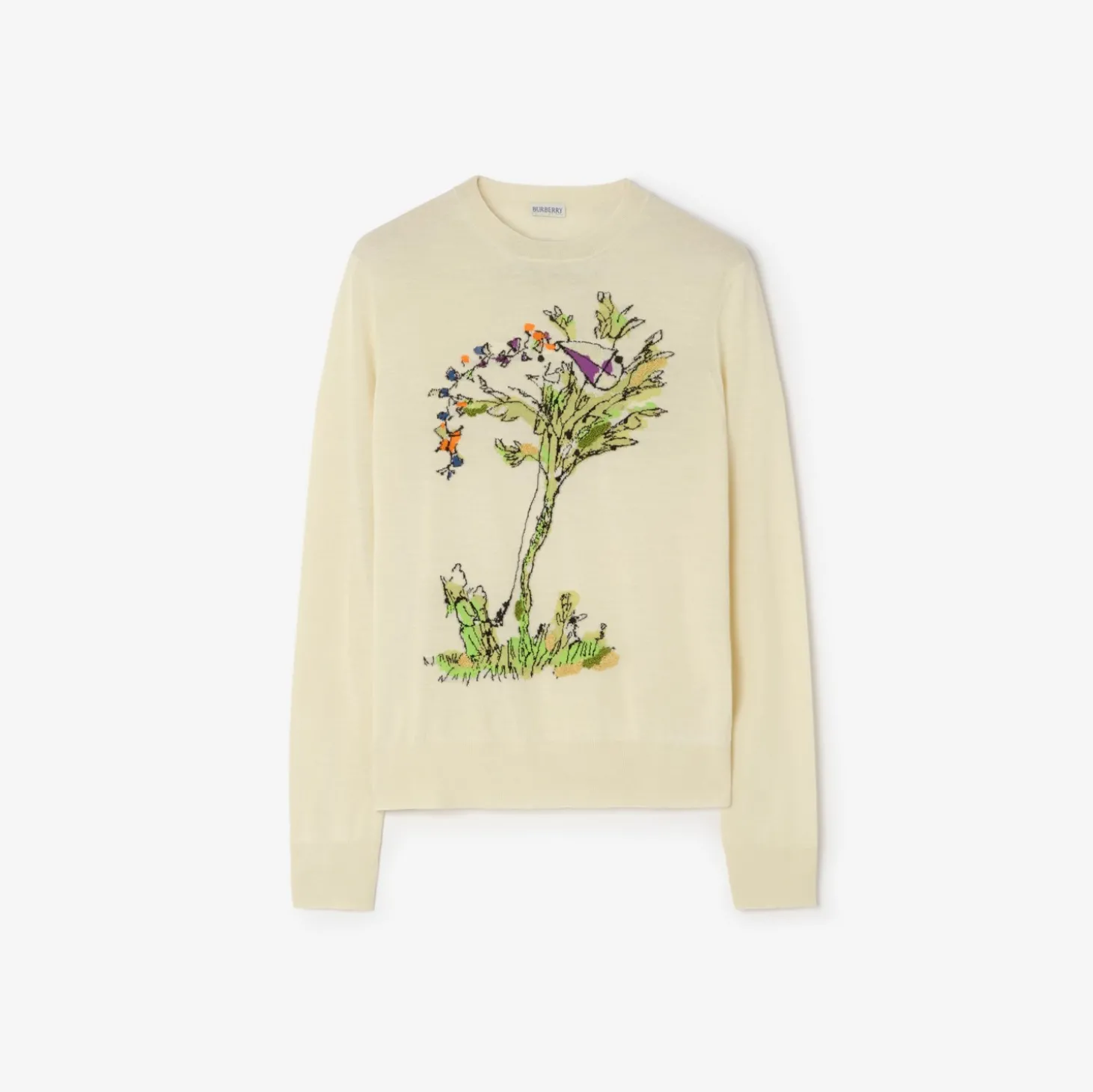 Wool Silk Brave Little Tree Sweater