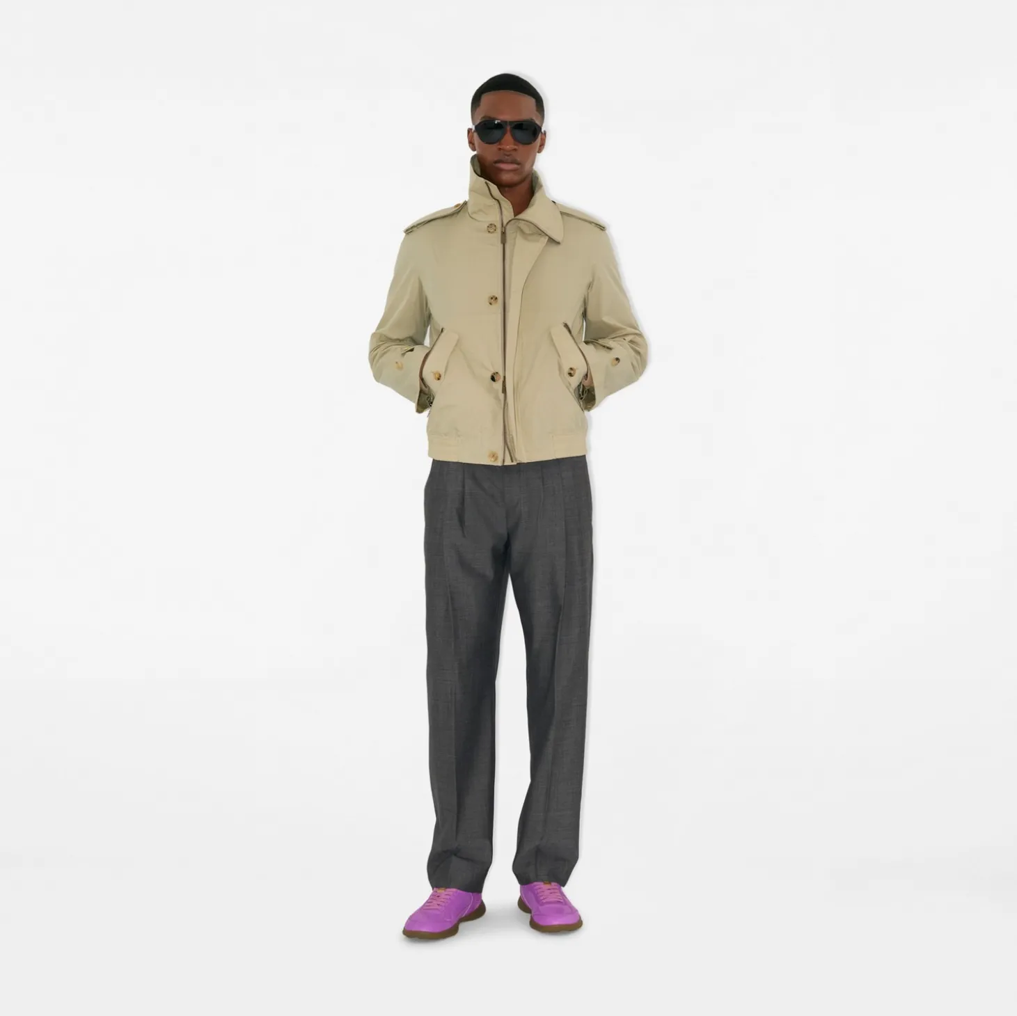 Wool Tailored Trousers